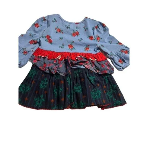 Matilda Jane Choose you own path Feeling Festive Tunic Top Dress Girls Size 2 Ex - Picture 3 of 7